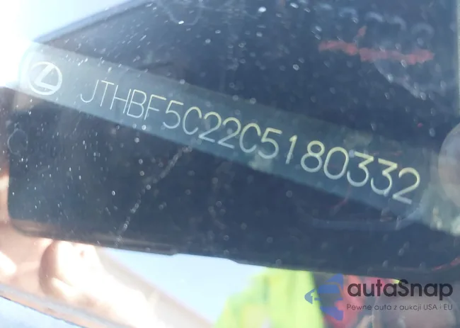 JTHBF5C22C5180332: 43498197