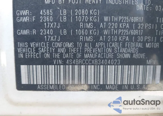 4S4BRCCCXB3404023: 43498297