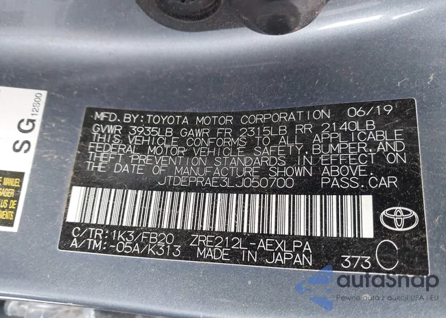 JTDEPRAE3LJ050700: 43498392