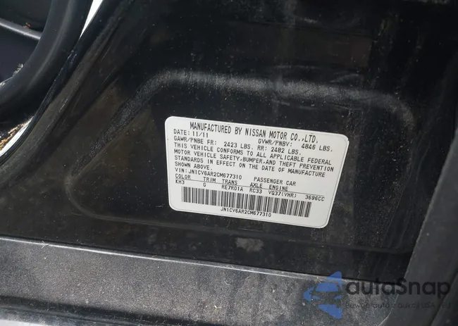 JN1CV6AR2CM677310: 43499635