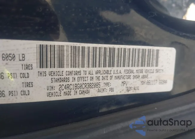 2C4RC1BG0CR382085: 43499782