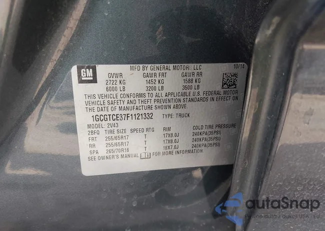 1GCGTCE37F1121332: 43499976