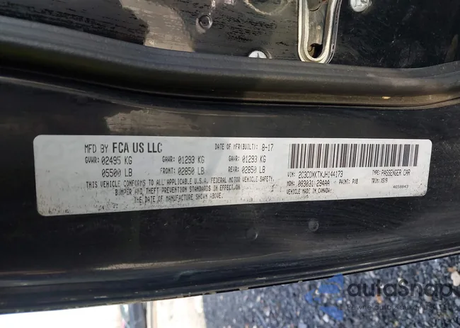 2C3CDXBG5FH856813: 43499097