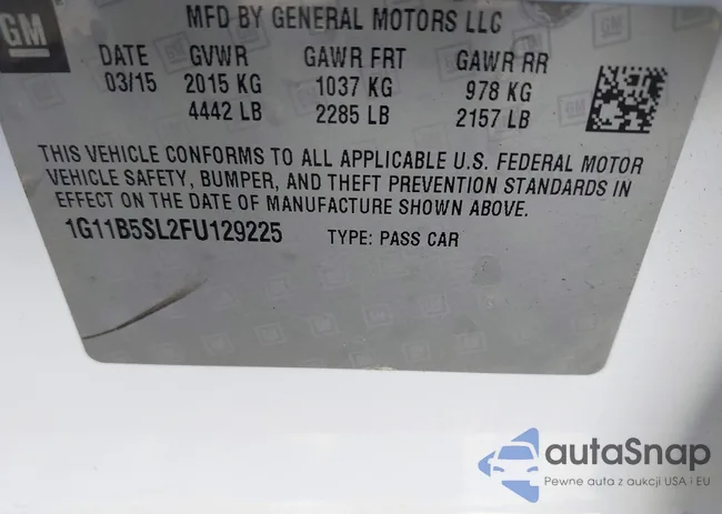 1G11B5SL2FU129225: 43499326