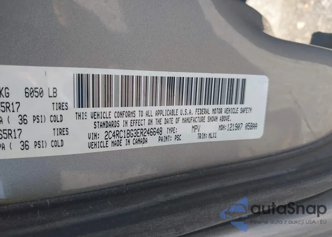 2C4RC1BG3ER246648: 43500485