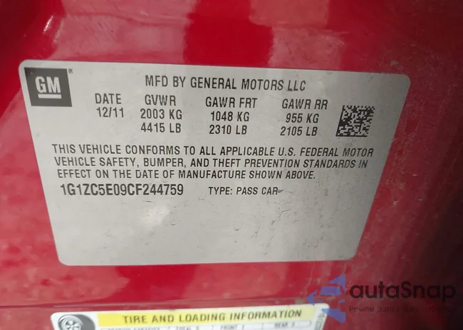 1G1ZC5E09CF244759: 43500636