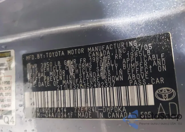 2T1LR32E15C492337: 43500638