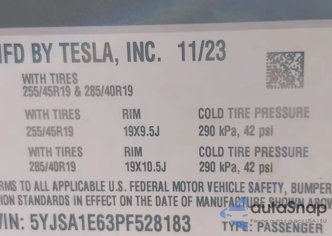 5YJSA1E63PF528183: 43500647