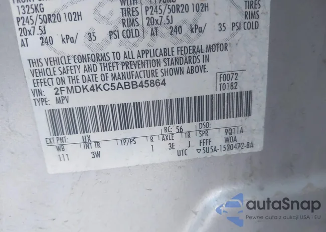 2FMDK4KC5ABB45864: 43500669