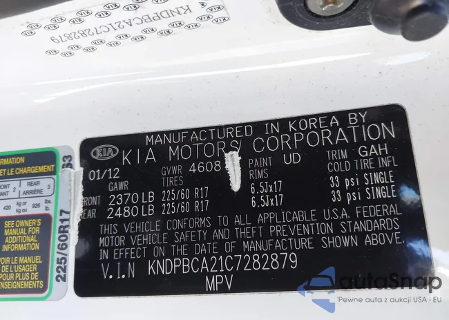 KNDPBCA21C7282879: 43500761