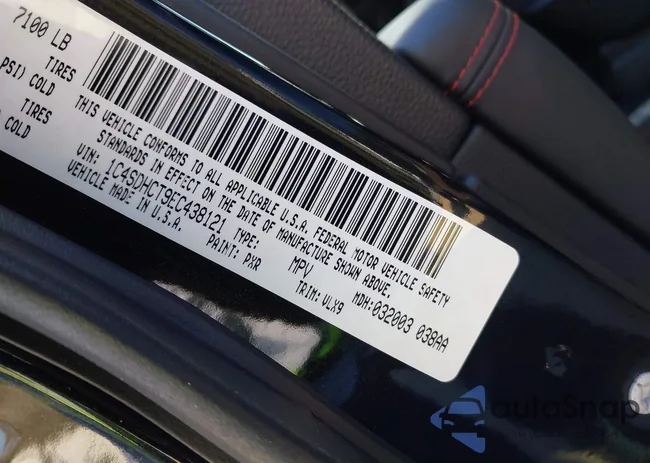 1C4SDHCT9EC438121: 43500894