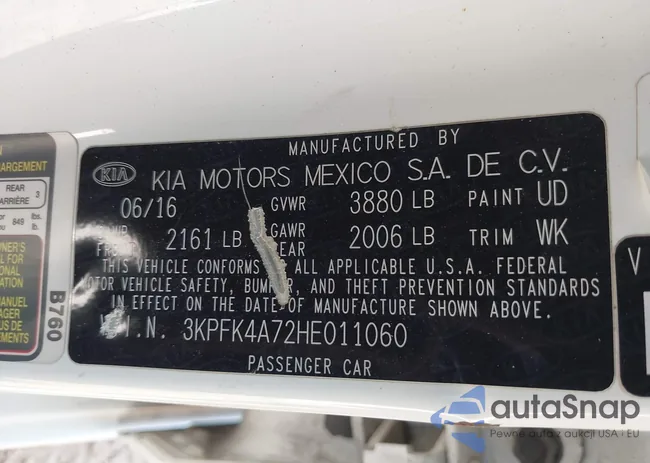 3KPFK4A72HE011060: 43500940