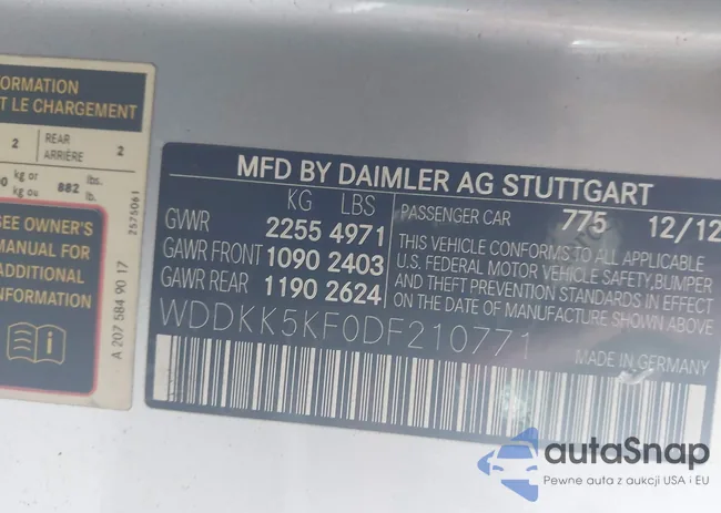 WDDKK5KF0DF210771: 43500238