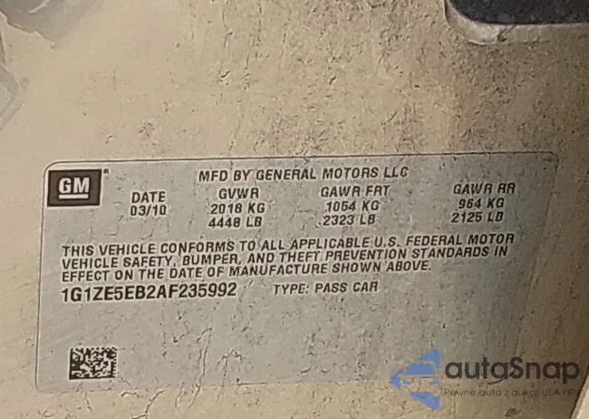 1G1ZE5EB2AF235992: 43500271