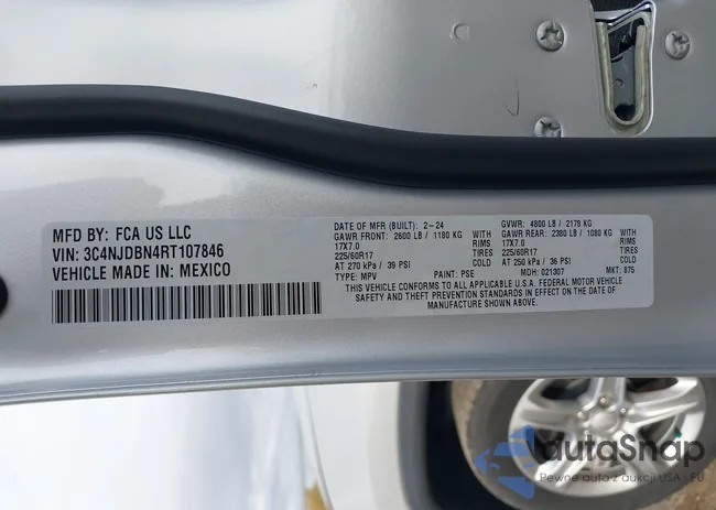 3C4NJDBN4RT107846: 43501467