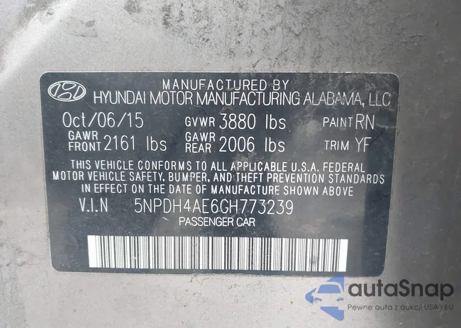 5NPDH4AE6GH773239: 43501557