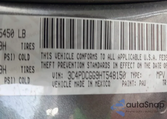 3C4PDCGG9HT548150: 43501685