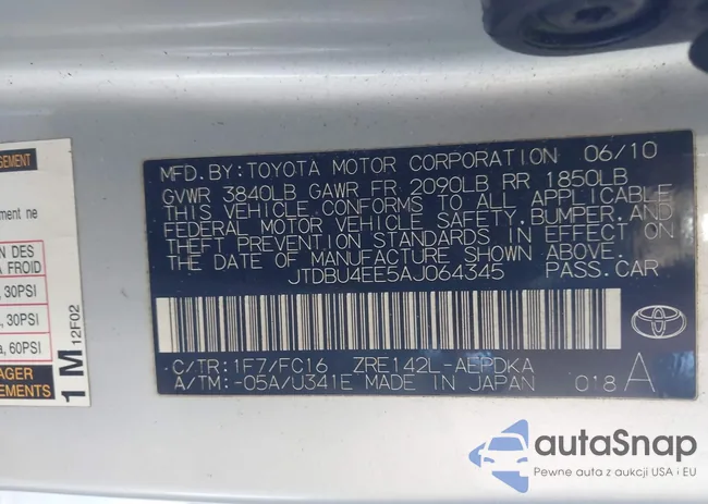 JTDBU4EE5AJ064345: 43501866