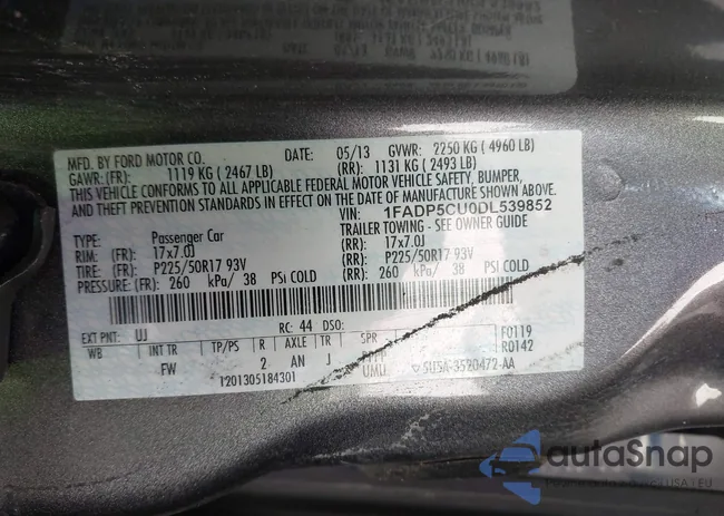 1FADP5CU0DL539852: 43501883