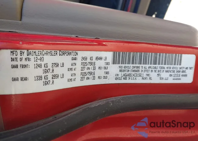 1J4GW48S14C315611: 43501886