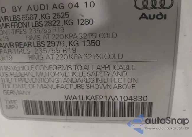 WA1LKAFP1AA104830: 43501992