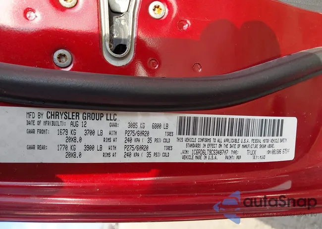 1C6RD6LT9CS348707: 43501106