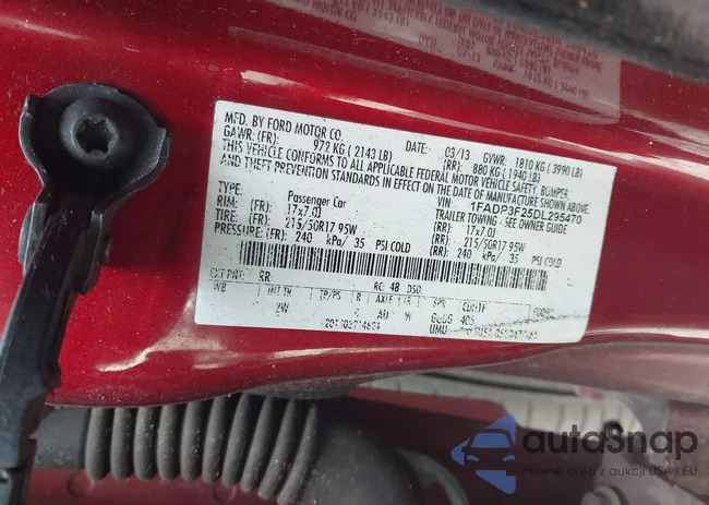 1FADP3F25DL295470: 43501183