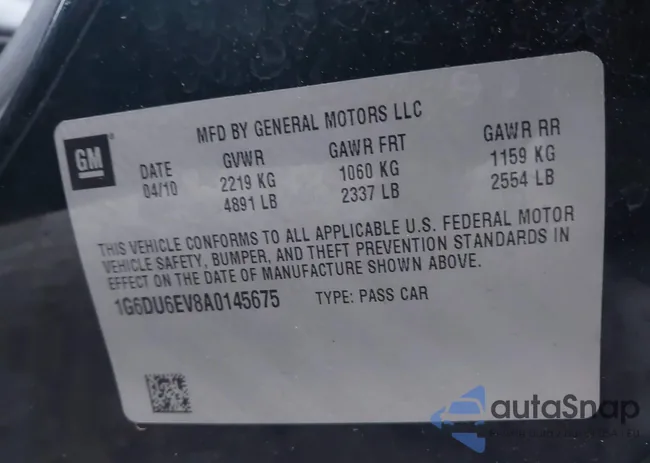 1G6DU6EV8A0145675: 43501370