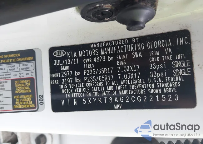 5XYKT3A62CG221523: 43502506