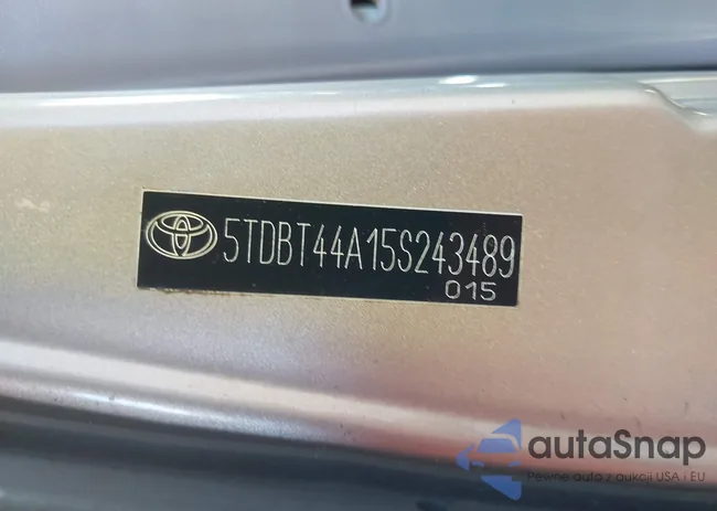 5TDBT44A15S243489: 43502516