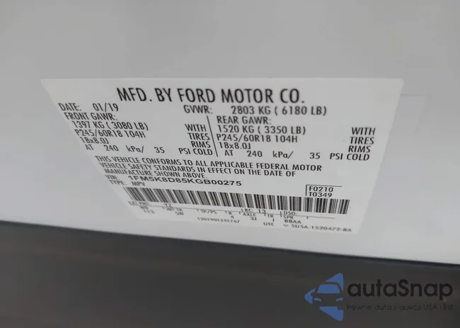 1FM5K8D85KGB00275: 43502656