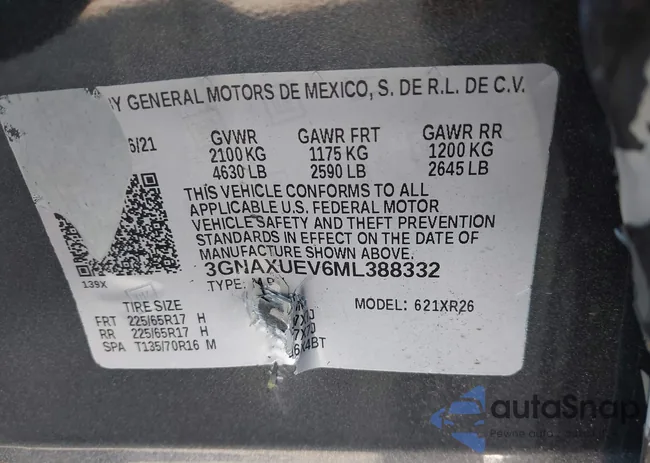 3GNAXUEV6ML388332: 43502694