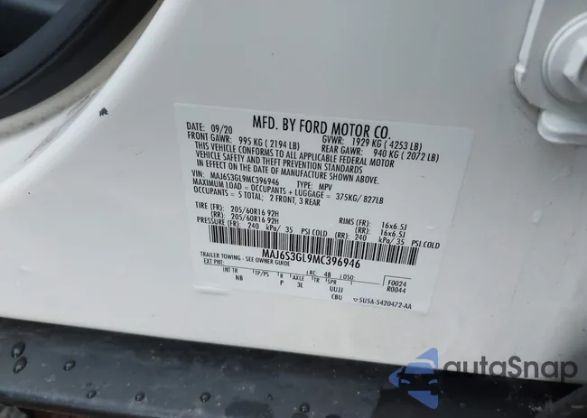 MAJ6S3GL9MC396946: 43502724