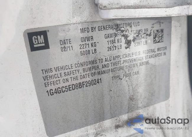 1G4GC5ED8BF290241: 43502839