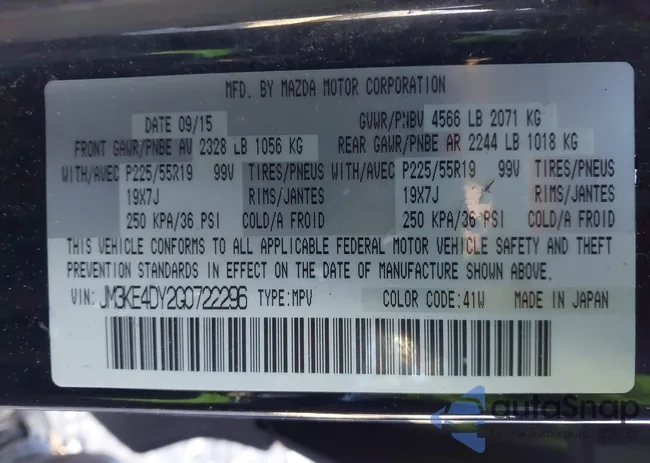 JM3KE4DY2G0722296: 43502154