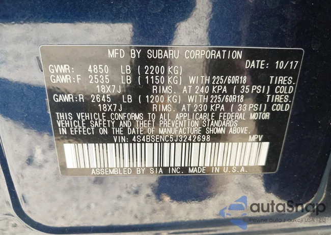 4S4BSENC5J3242698: 43502259