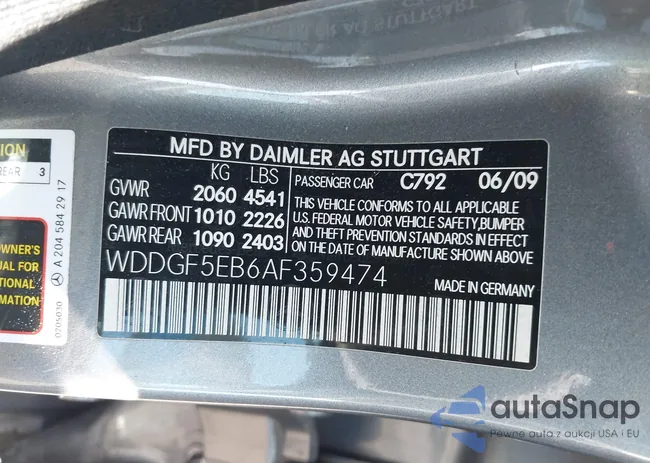 WDDGF5EB6AF359474: 43502265