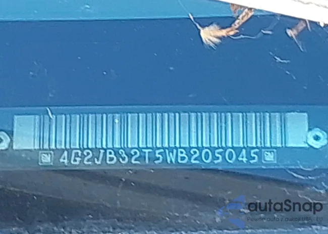 4G2JB32T5WB205045: 43503530