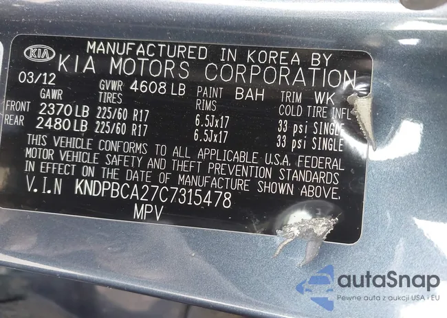 KNDPBCA27C7315478: 43503619