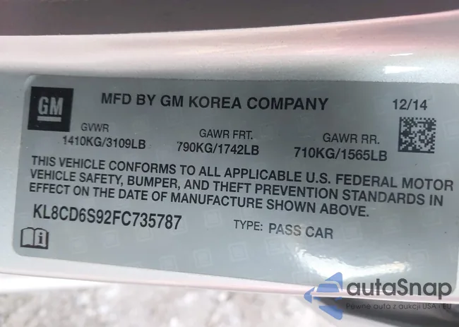 KL8CD6S92FC735787: 43503647