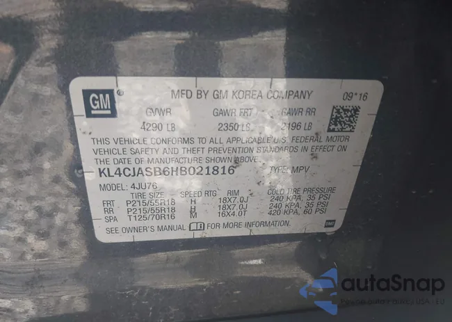 KL4CJASB6HB021816: 43503869