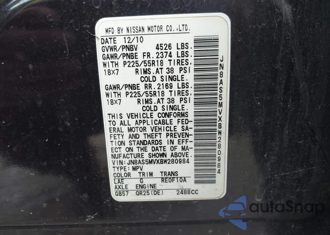 JN8AS5MVXBW280984: 43503887