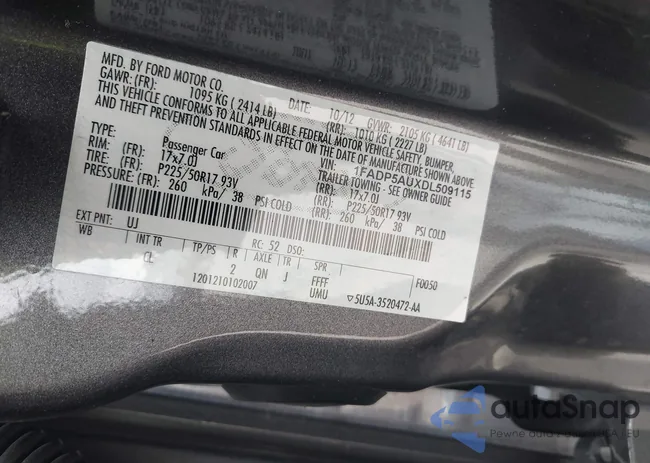 1FADP5AUXDL509115: 43503033