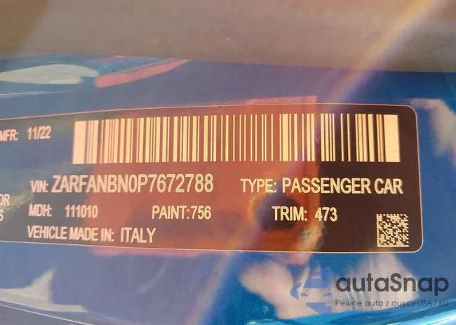 ZARFANBN0P7672788: 43503103