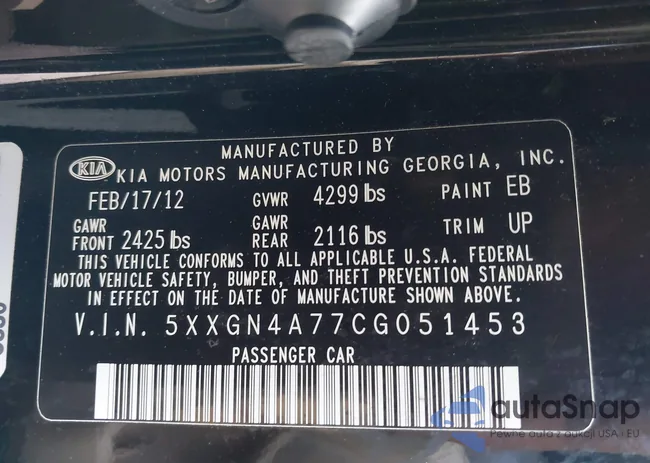 5XXGN4A77CG051453: 43503174