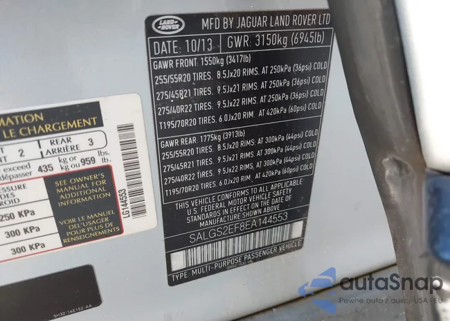 SALGS2EF8EA144553: 43503227