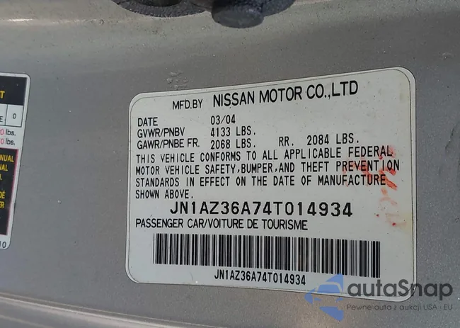 JN1AZ36A74T014934: 43503328