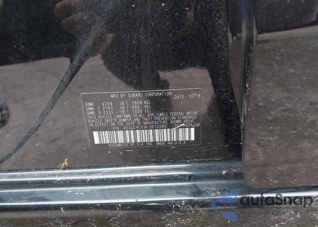 4S3GKAC69K3610236: 43504440