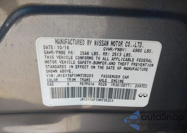 JN1EV7AP1HM735203: 43504508