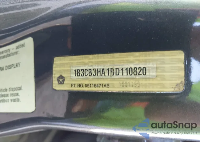 1B3CB3HA1BD110820: 43504556